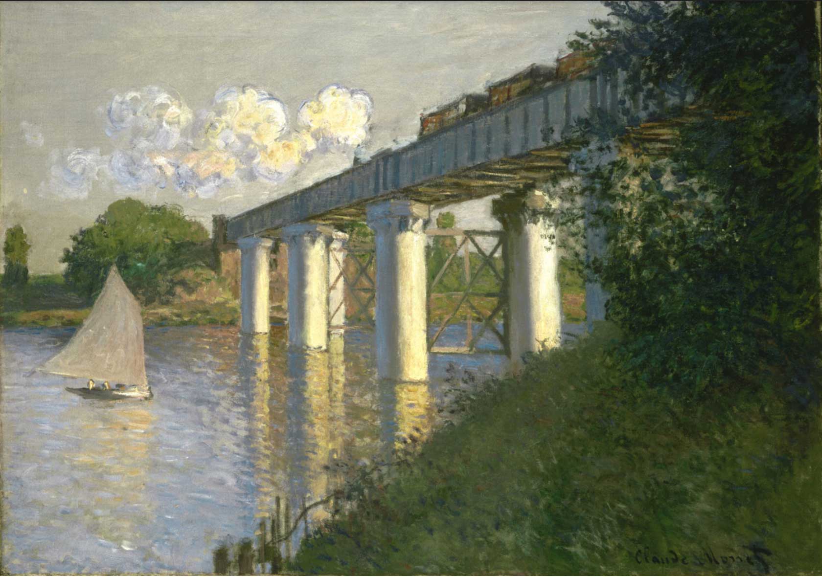 Claude Monet, Railroad Bridge Argenteuil